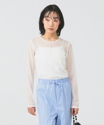 Ray BEAMS | シアー センター シーム Tシャツ(Tシャツ/カットソー)