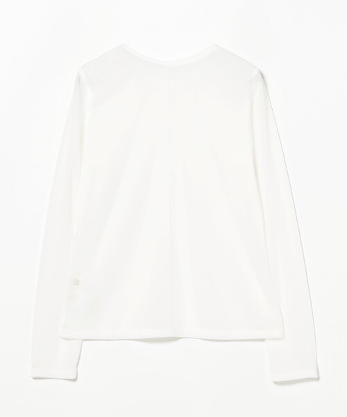 Ray BEAMS（レイビームス）の「シアー センター シーム Tシャツ（Tシャツ/カットソー・レディース・ホワイト/ライトブルー/ブラック・ONE SIZE）」の5枚目の写真