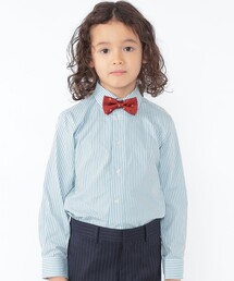 SHIPS KIDS:100～130cm / ストライプ レギュラーカラー シャツ