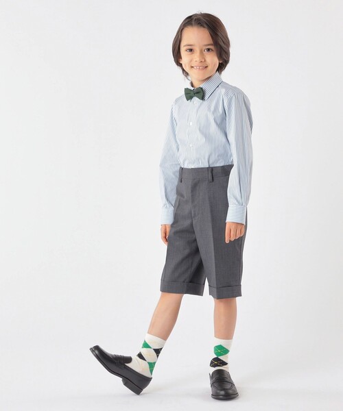 SHIPS(シップス)の「SHIPS KIDS:100~130cm / ストライプ レギュラーカラー シャツ(シャツ/ブラウス・キッズ・ライトグリーン/ブルー・130/120/110/100)」の10枚目の写真