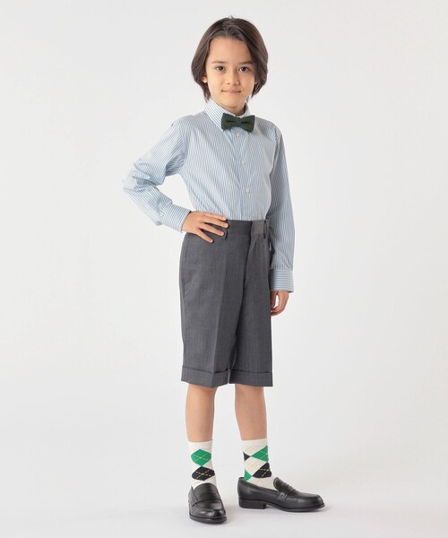 SHIPS(シップス)の「SHIPS KIDS:100~130cm / ストライプ レギュラーカラー シャツ(シャツ/ブラウス・キッズ・ライトグリーン/ブルー・130/120/110/100)」の11枚目の写真