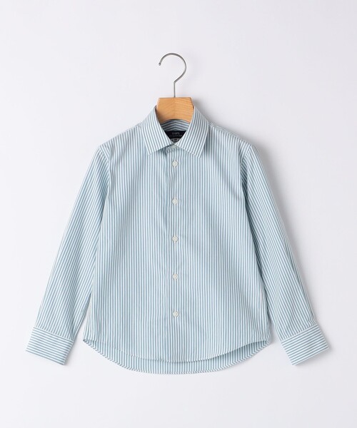 SHIPS(シップス)の「SHIPS KIDS:100~130cm / ストライプ レギュラーカラー シャツ(シャツ/ブラウス・キッズ・ライトグリーン/ブルー・130/120/110/100)」の15枚目の写真