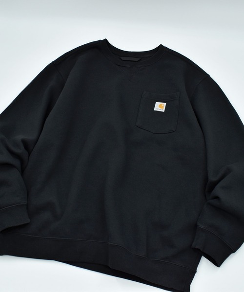Carhartt ポケット付き クルーネックプルオーバー