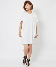 MILKFED. | SKARGORN BIG TEE　DRESS（スカルゴーン/コラボ/オーバーサイズ/ドレス/ワンピース）(ワンピース)