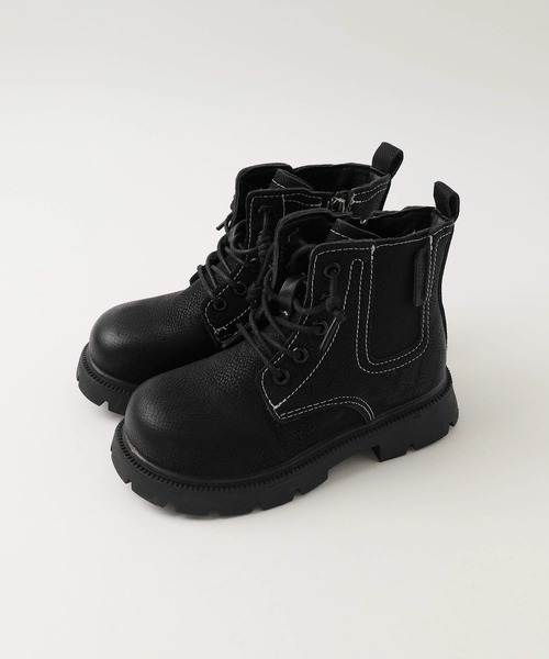 URBAN CHERRY(アーバンチェリー)の「マウンテンブーツ(ブーツ・キッズ・ブラック/ブラウン・18.5cm/20.5cm/22.0cm/19.5cm/18.0cm/19.0cm/21.0cm/21.5cm/20.0cm)」の1枚目の写真