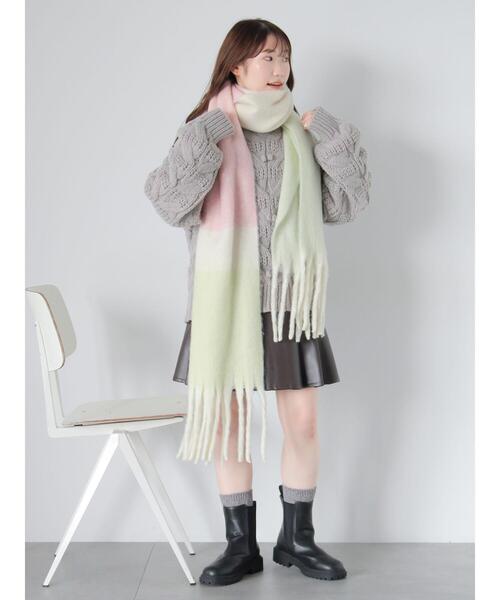 ehka sopo（エヘカソポ）の「サイドゴアブーツ（ブーツ・レディース・ブラック/キナリ・L/M）」の8枚目の写真