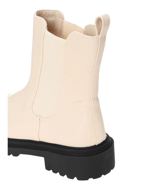 ehka sopo（エヘカソポ）の「サイドゴアブーツ（ブーツ・レディース・ブラック/キナリ・L/M）」の17枚目の写真