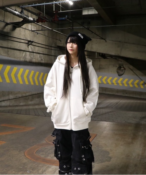 OY エンブロイダードスケッチオードリージップパーカー サイズ2 OY/オーワイ』 EMBROIDERED SKETCH DOLLY HOODIE ZIP UP/ エンブ