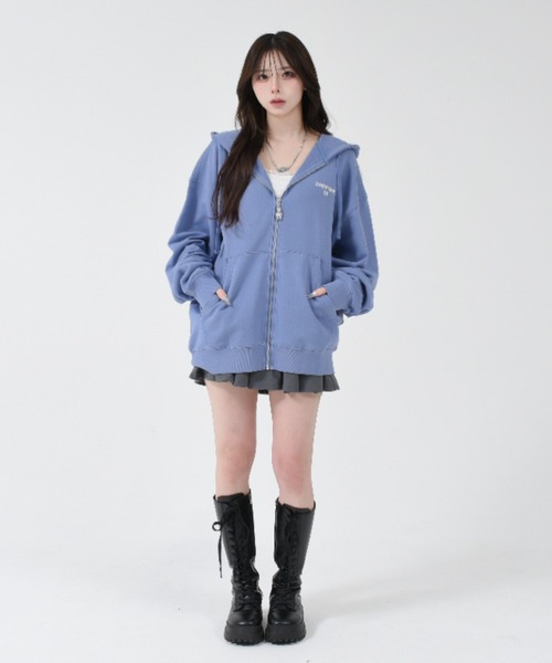 OY/オーワイ』 EMBROIDERED SKETCH DOLLY HOODIE ZIP UP/ エンブ