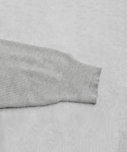 antiqua(アンティカ)の「ニットドッキングシャツ(シャツ/ブラウス・レディース・ホワイト/ブラック・ONESIZE)」の18枚目の写真