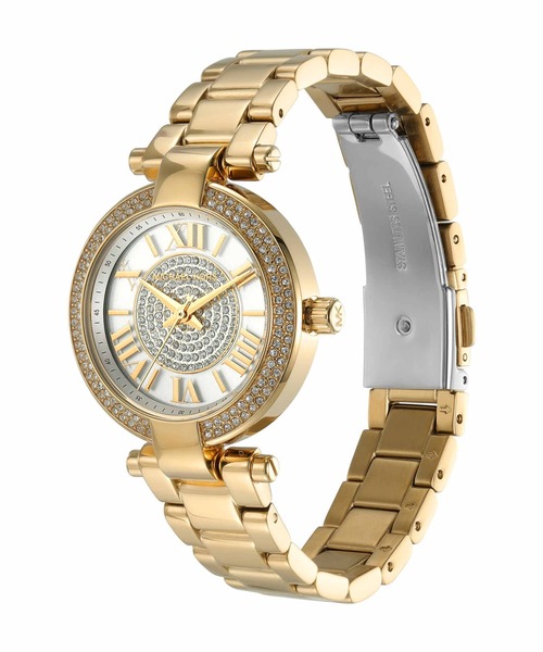 MICHAEL KORS(マイケルコース)の「マイケル・コース 腕時計 レディース アナログ ステンレス MK4704(アナログ腕時計・レディース・GOLD・FREE)」の3枚目の写真