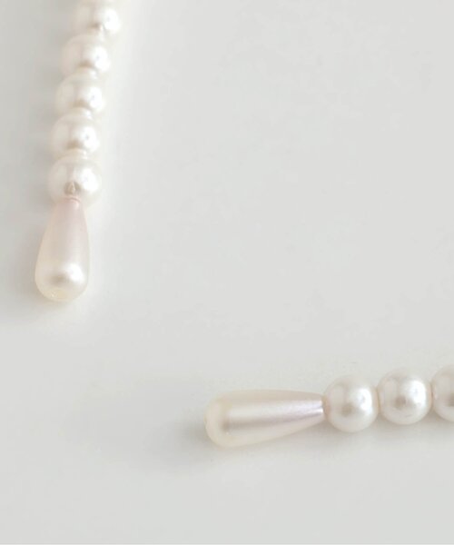 apres les cours（アプレレクール）の「パールリボンカチューシャ（カチューシャ・キッズ・アイボリー・FREE）」の8枚目の写真