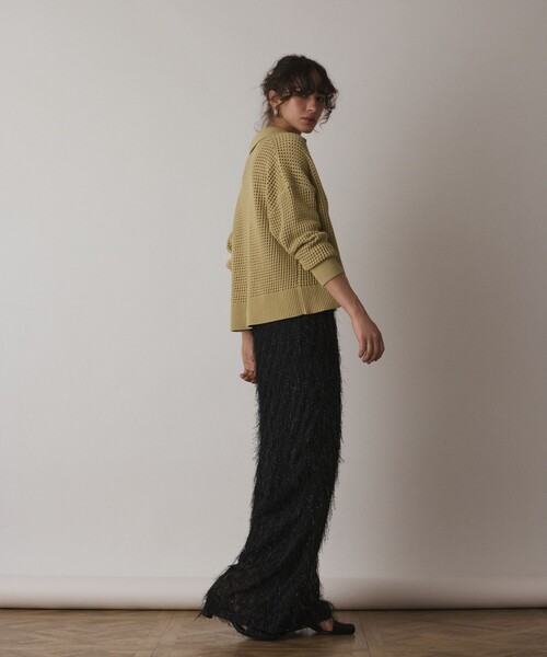 メッシュVネックニットトップ メッシュVネックニットトップ / GRACE CONTINENTAL | GRACE