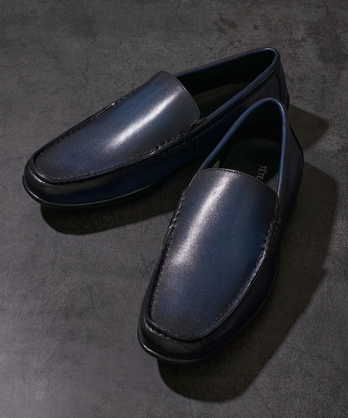 TETE HOMME(テットオム)の「【WEB限定】ドライビングシューズ(スリッポン・メンズ・ネイビー/ブラック/キャメル・SMALL/X-LARGE/LARGE/MEDIUM)」の3枚目の写真