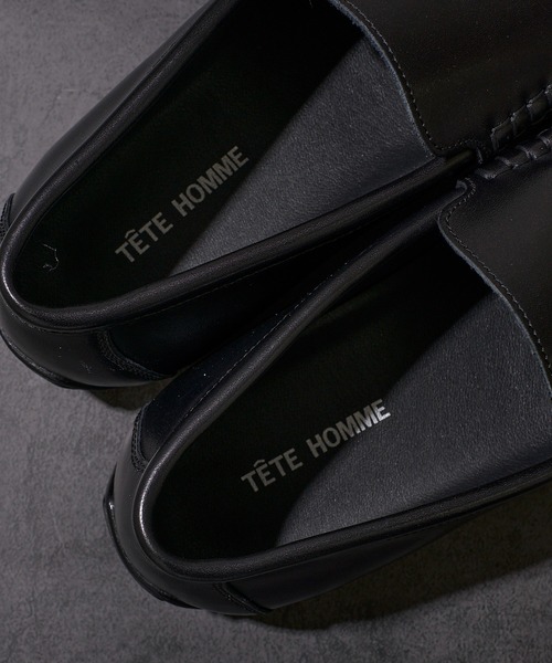 TETE HOMME(テットオム)の「【WEB限定】ドライビングシューズ(スリッポン・メンズ・ネイビー/ブラック/キャメル・SMALL/X-LARGE/LARGE/MEDIUM)」の7枚目の写真