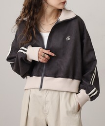 atONE（アットワン）の「スエードポンチクロップドトラックジャケット（ブルゾン・レディース）」