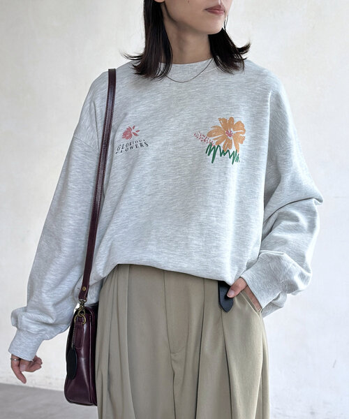 CPCM(シーピーシーエム)の「パウダー加工裏毛スウェット(Tシャツ/カットソー・レディース・ブラック/ブラック系その他2/ブラック系その他3/ホワイト系その他2/ブラック系その他/ホワイト系その他/ホワイト/ホワイト系その他3・MEDIUM/LARGE)」の11枚目の写真