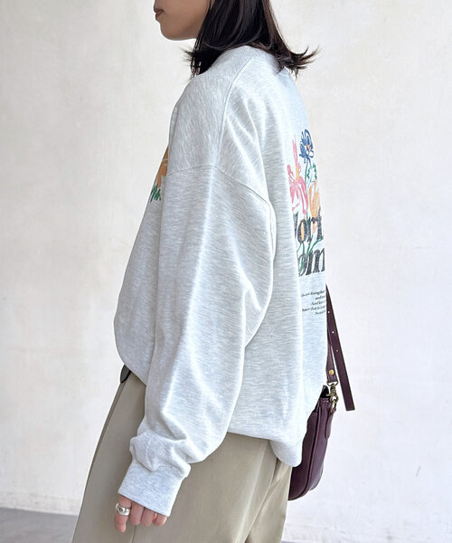 CPCM(シーピーシーエム)の「パウダー加工裏毛スウェット(Tシャツ/カットソー・レディース・ブラック/ブラック系その他2/ブラック系その他3/ホワイト系その他2/ブラック系その他/ホワイト系その他/ホワイト/ホワイト系その他3・MEDIUM/LARGE)」の10枚目の写真