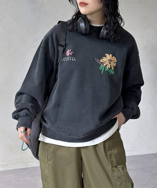CPCM(シーピーシーエム)の「パウダー加工裏毛スウェット(Tシャツ/カットソー・レディース・ブラック/ブラック系その他2/ブラック系その他3/ホワイト系その他2/ブラック系その他/ホワイト系その他/ホワイト/ホワイト系その他3・MEDIUM/LARGE)」の22枚目の写真