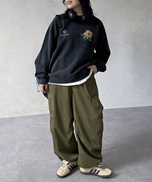CPCM(シーピーシーエム)の「パウダー加工裏毛スウェット(Tシャツ/カットソー・レディース・ブラック/ブラック系その他2/ブラック系その他3/ホワイト系その他2/ブラック系その他/ホワイト系その他/ホワイト/ホワイト系その他3・MEDIUM/LARGE)」の17枚目の写真