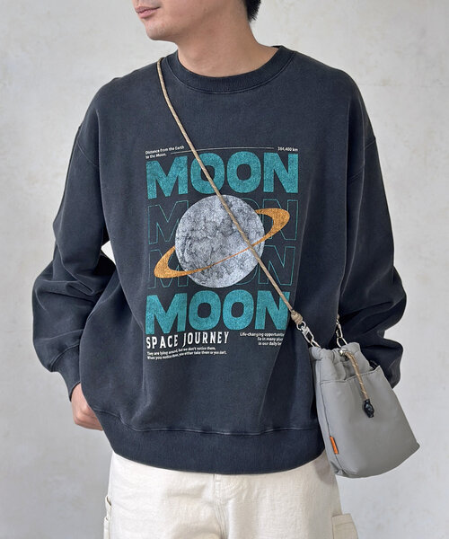 CPCM(シーピーシーエム)の「パウダー加工裏毛スウェット(Tシャツ/カットソー・レディース・ブラック/ブラック系その他2/ブラック系その他3/ホワイト系その他2/ブラック系その他/ホワイト系その他/ホワイト/ホワイト系その他3・MEDIUM/LARGE)」の14枚目の写真