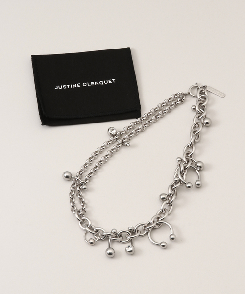 ネックレス・ペンダント Justine Clenquet HOLLY NECKLACE (HOLLYNECKLACE PALLADIUM) Justine Clenquet - Holly necklace