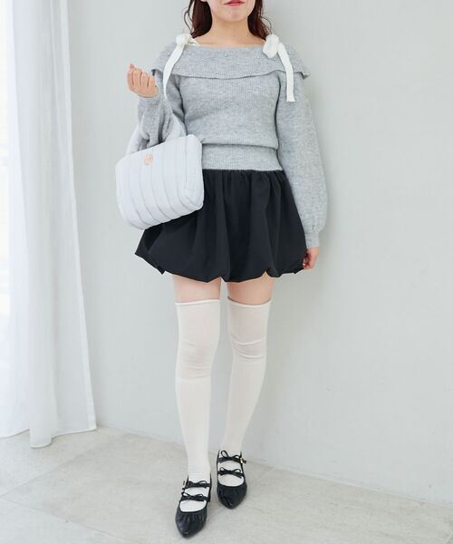 MAJESTIC LEGON(マジェスティックレゴン)の「キルティングパファーバッグ(ショルダーバッグ・レディース・ブルー/ピンク/アイボリー・FREE)」の12枚目の写真