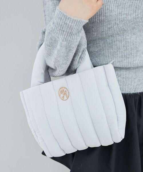 MAJESTIC LEGON(マジェスティックレゴン)の「キルティングパファーバッグ(ショルダーバッグ・レディース・ブルー/ピンク/アイボリー・FREE)」の13枚目の写真