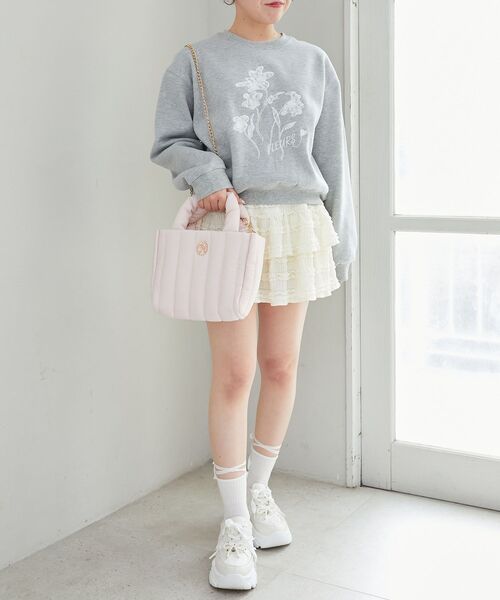 MAJESTIC LEGON(マジェスティックレゴン)の「キルティングパファーバッグ(ショルダーバッグ・レディース・ブルー/ピンク/アイボリー・FREE)」の15枚目の写真