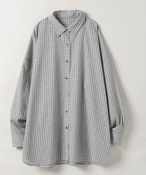 あさん専用 JEANASIS（ジーナシス）の「コットンチェックBIGシャツ/321932
