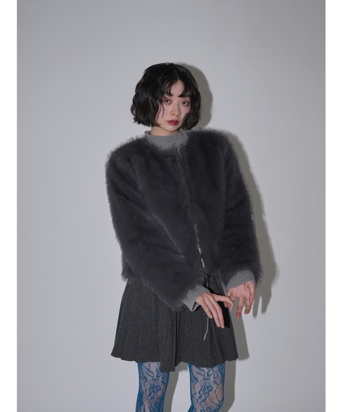 フラッフィー ファーコート（その他アウター）｜Uenui（ウニュイ）の