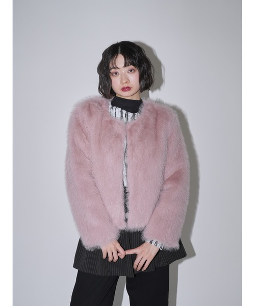 フラッフィー ファーコート（その他アウター）｜Uenui（ウニュイ）の