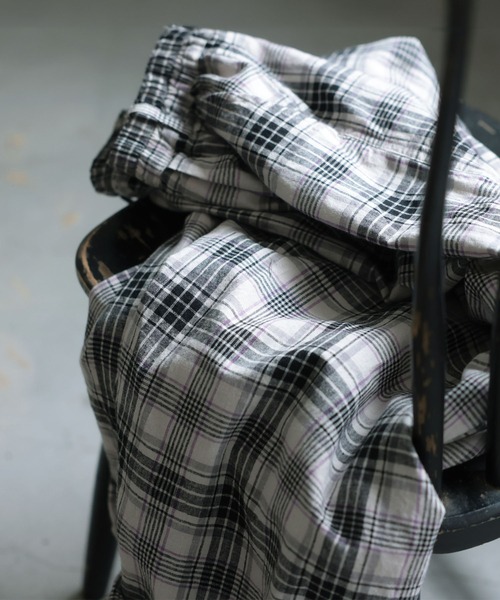 soulberry（ソウルベリー）の「パンナコッタのチェックなパンツ（その他パンツ・レディース・ライトグレー系・LL/3L/4L/5L/M/L）」の15枚目の写真