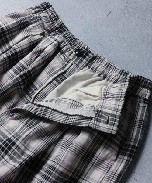 soulberry（ソウルベリー）の「パンナコッタのチェックなパンツ（その他パンツ・レディース・ライトグレー系・LL/3L/4L/5L/M/L）」の11枚目の写真