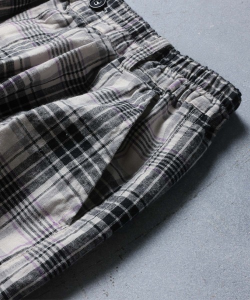 soulberry（ソウルベリー）の「パンナコッタのチェックなパンツ（その他パンツ・レディース・ライトグレー系・LL/3L/4L/5L/M/L）」の7枚目の写真