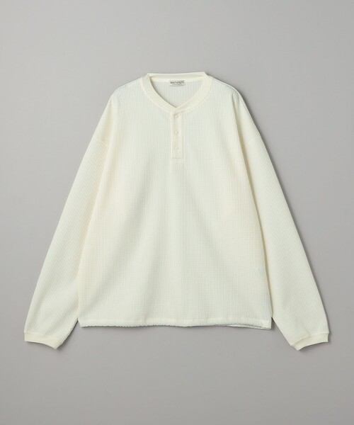 BEAUTY&YOUTH UNITED ARROWS（ビューティーアンドユースユナイテッドアローズ）の「テック サーマル ヘンリーネック カットソー（Tシャツ/カットソー・メンズ・オリーブ/オフホワイト/ブラック・L/M/S/XL）」の21枚目の写真