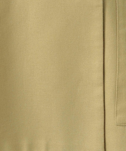 BAYFLOW（ベイフロー）の「[セットアップ可能]ノーカラーリネンジャケット（ノーカラージャケット・レディース・アイボリー/イエロー・SMALL/MEDIUM）」の5枚目の写真