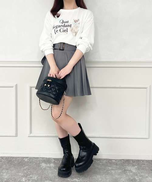 apres jour(アプレジュール)の「猫アソートリボンロンT(Tシャツ/カットソー・レディース・ブラウン系その他/ピンク/ホワイト/ブルー・フリー/X-LARGE)」の19枚目の写真