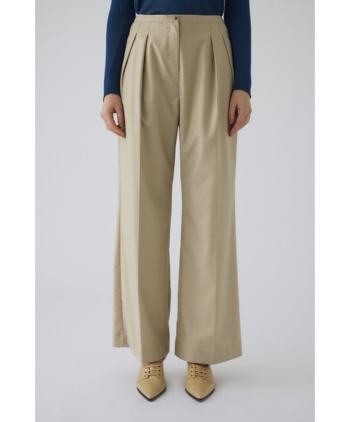 Two tuck straight PT ツ―タックストレートパンツ（スラックス