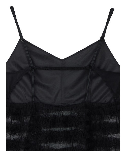 ワンピース 2025SS AMERI BLACK TULLE HEM RAFFLE TOP Ameri vintage BLACK TULLE HEM RAFFLE TOP - メルカリ