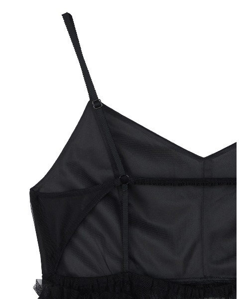 セール】BLACK TULLE RAFFLE CAMI TOP（その他トップス）｜Ameri