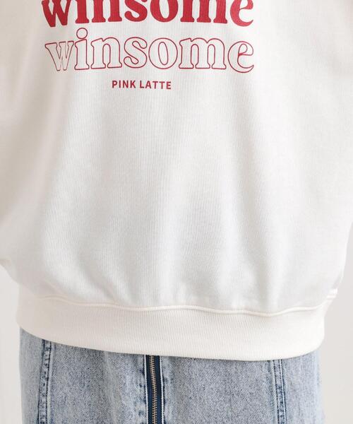 PINK-latte(ピンクラテ)の「ミニ裏毛リボンプルオーバー(Tシャツ/カットソー・キッズ・ベビーピンク/アイボリー/ブラック/ライトブルー・16/15 /14/13)」の10枚目の写真