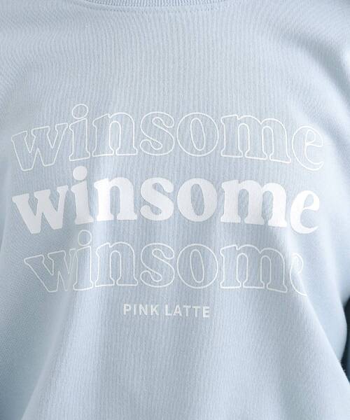 PINK-latte(ピンクラテ)の「ミニ裏毛リボンプルオーバー(Tシャツ/カットソー・キッズ・ベビーピンク/アイボリー/ブラック/ライトブルー・16/15 /14/13)」の22枚目の写真