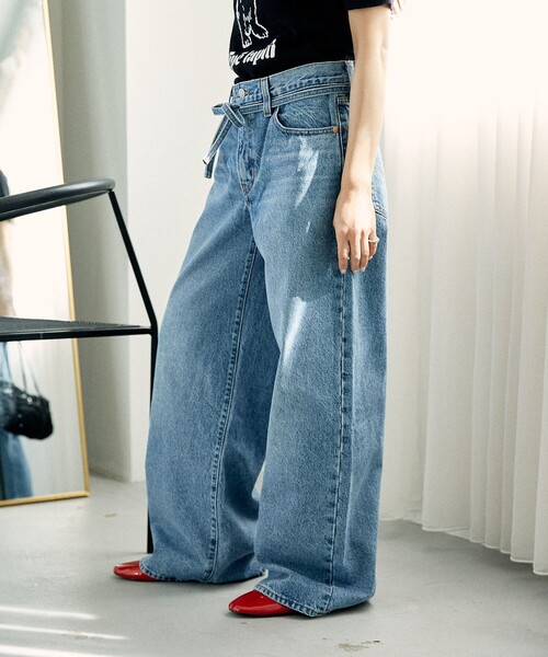 Levi's ストレートデニム ブルー Levi's リーバイス 40s VINTAGE 701XX ヴィンテージ 47モデル