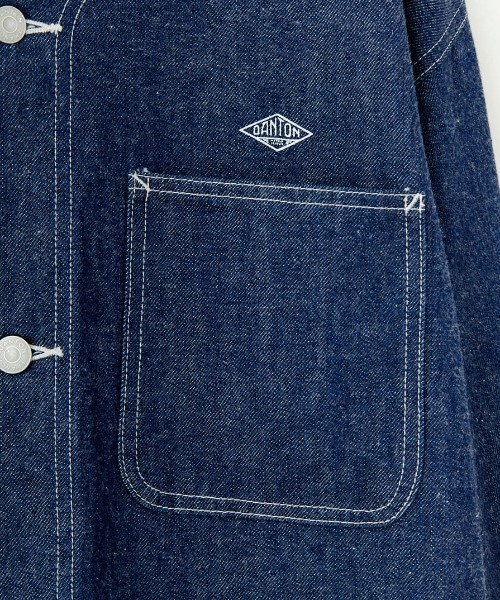DANTON（ダントン）の「【WEB限定】[DANTON/ダントン] 11oz Vネックデニムジャケット（デニムジャケット・レディース・インディゴブルー・40/38）」の22枚目の写真