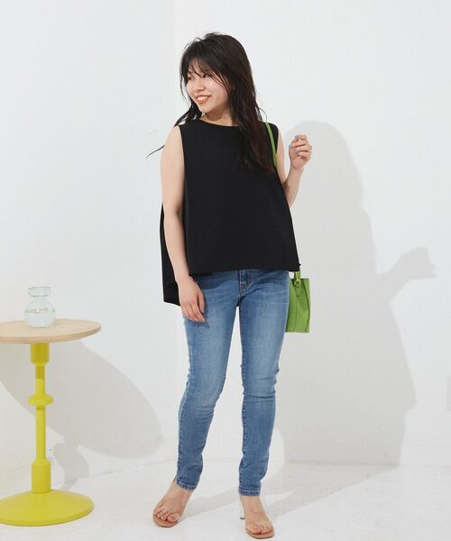 COHINA（コヒナ）の「COHINA DENIM ベーシックスキニー-regular 【低身長・小柄女性】（デニムパンツ・レディース・ブルー/ネイビー・M/S/XXS/XS）」の19枚目の写真