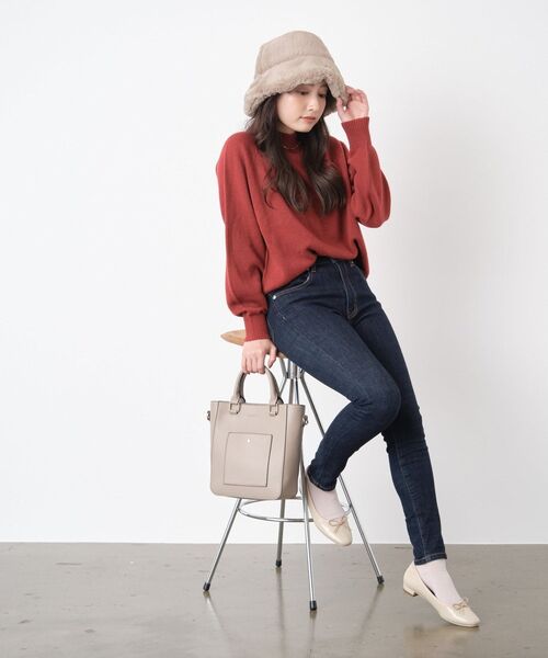 COHINA（コヒナ）の「COHINA DENIM ベーシックスキニー-regular 【低身長・小柄女性】（デニムパンツ・レディース・ブルー/ネイビー・M/S/XXS/XS）」の13枚目の写真