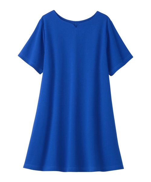 alotta(アロッタ)の「ロングフレアーTシャツチュニック(チュニック・レディース・ブラック/ロイヤルブルー/ネイビー/ピンク/ブラック系その他/モカ/ネイビー系・4L/3L/5L/LL/L/M)」の19枚目の写真