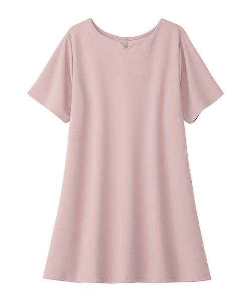 alotta(アロッタ)の「ロングフレアーTシャツチュニック(チュニック・レディース・ブラック/ロイヤルブルー/ネイビー/ピンク/ブラック系その他/モカ/ネイビー系・4L/3L/5L/LL/L/M)」の20枚目の写真
