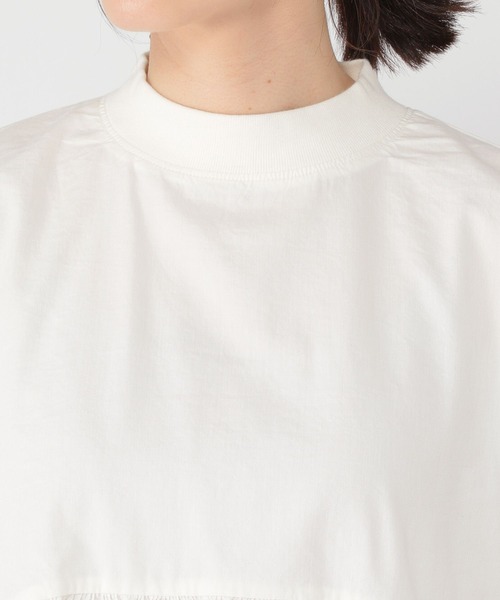 studio CLIP(スタディオクリップ)の「リブモック切り替えフレアブラウス(シャツ/ブラウス・レディース・オフホワイト/オリーブ/ライトグレー・FREE)」の19枚目の写真